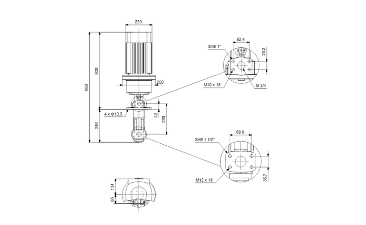 GRUNDFOS Eintauchpumpe MTS 20-40 R46 D8.6-D - Art. 99473230