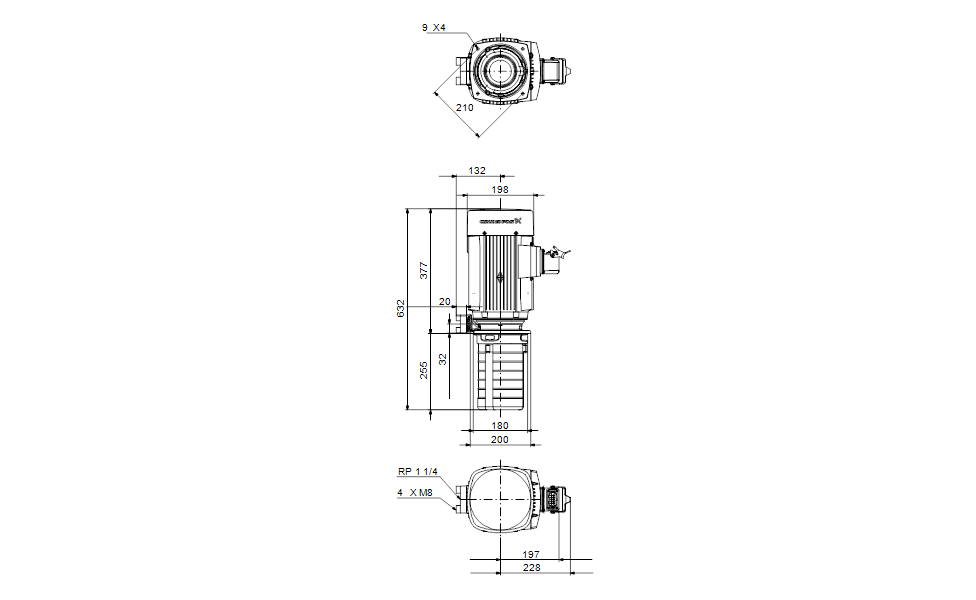 GRUNDFOS Eintauchpumpe MTH 15-6/3 A-M-A-AQQV - Art. 99311936