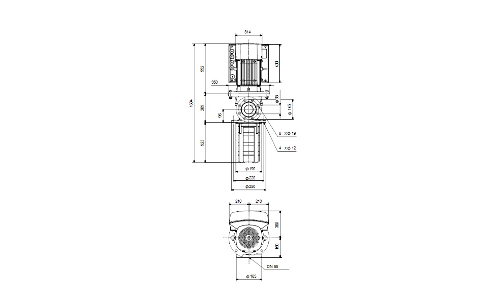 GRUNDFOS Eintauchpumpe MTRE 32-12/12 A-F-A-HUUV - Art. 96550038