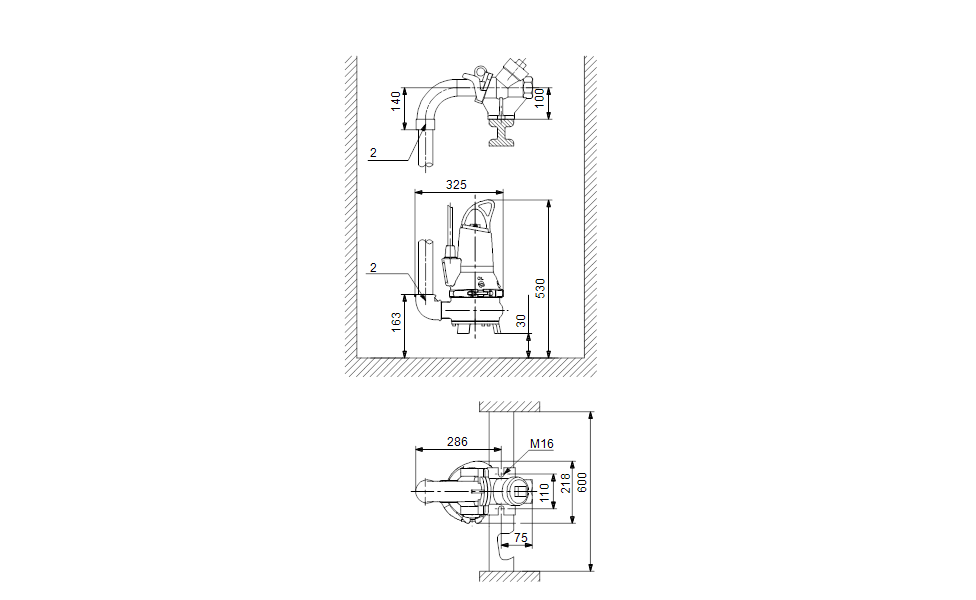GRUNDFOS Tauchmotorpumpe EF30.50.11.EX.2.1.502 Art. 96106555