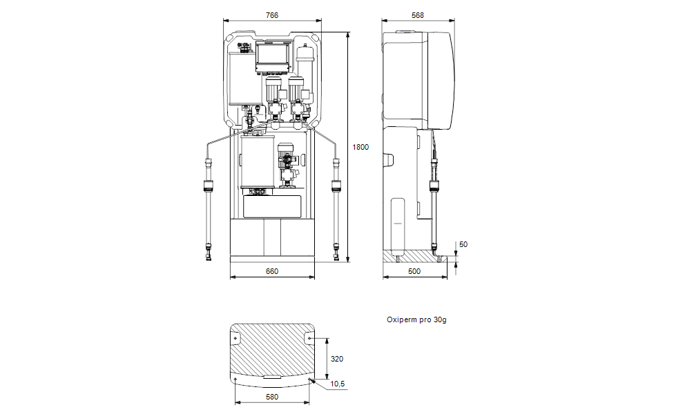 GRUNDFOS Desinfektionsanlage OCD-162-60-P/G1 - Art. 95718454