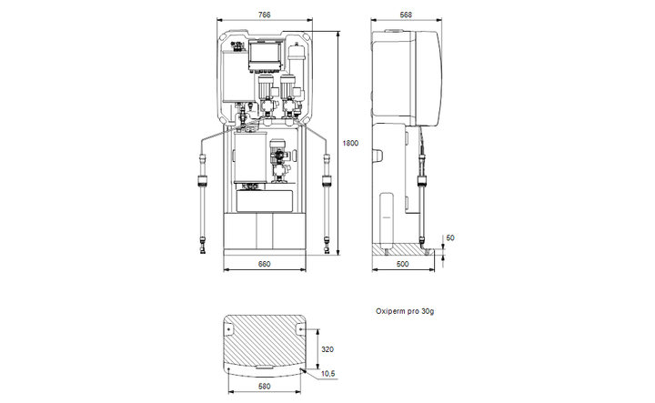 GRUNDFOS Desinfektionsanlage OCD-162-60-P/G1 - Art. 95718454