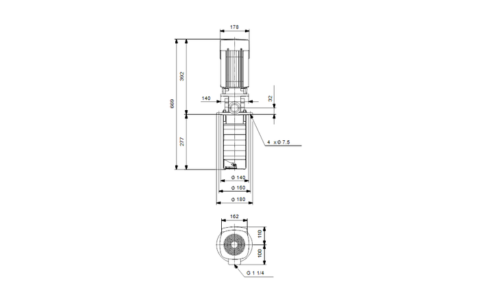 GRUNDFOS Eintauchpumpe MTR 8-4/4 A-W-A-HUUV - Art. 98825618