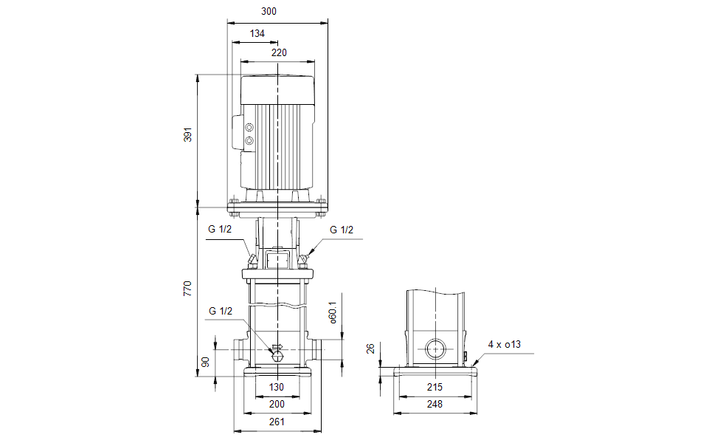 GRUNDFOS Kreiselpumpe CRT 8-14 A-P-A-V-AUUV - Art. 96117240