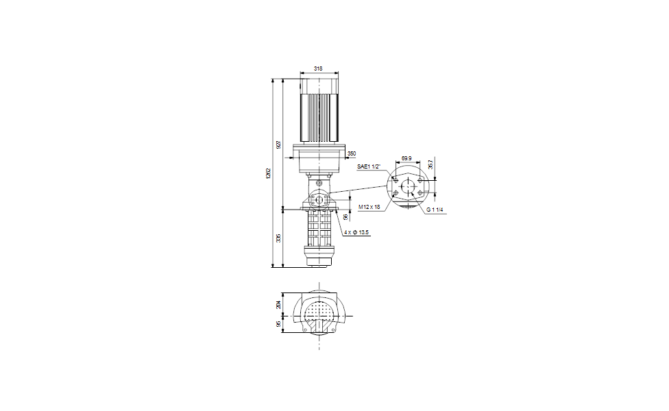 GRUNDFOS Eintauchpumpe MTS 80-80 R36 DQ-T - Art. 98750869