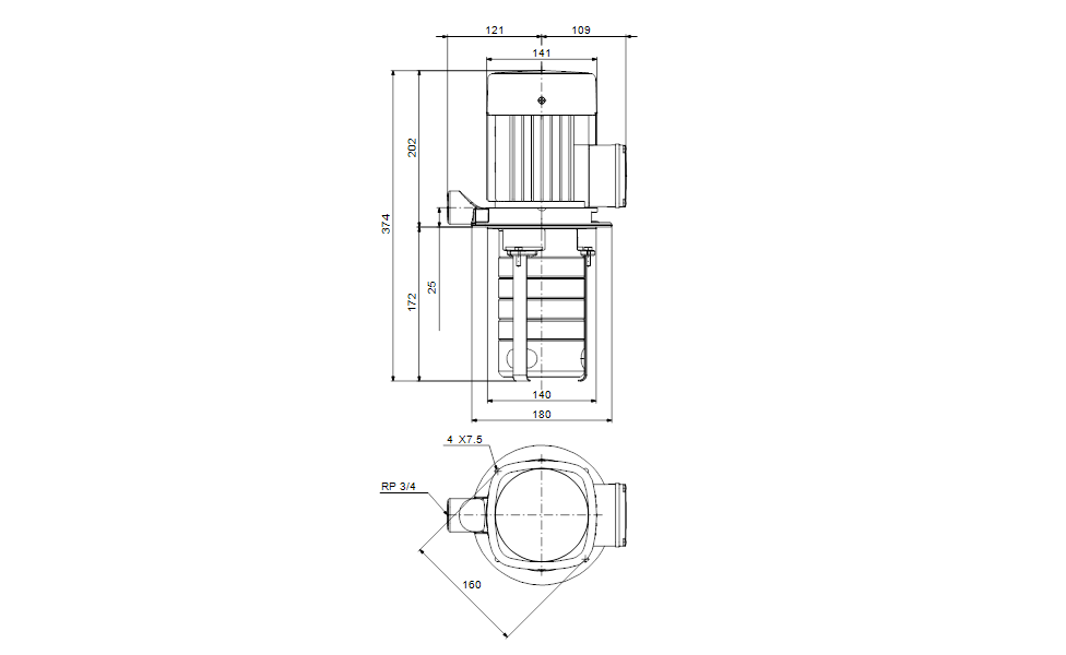 GRUNDFOS Eintauchpumpe MTH 8-2/2-1 A-W-A-AQQV - Art. 98891481