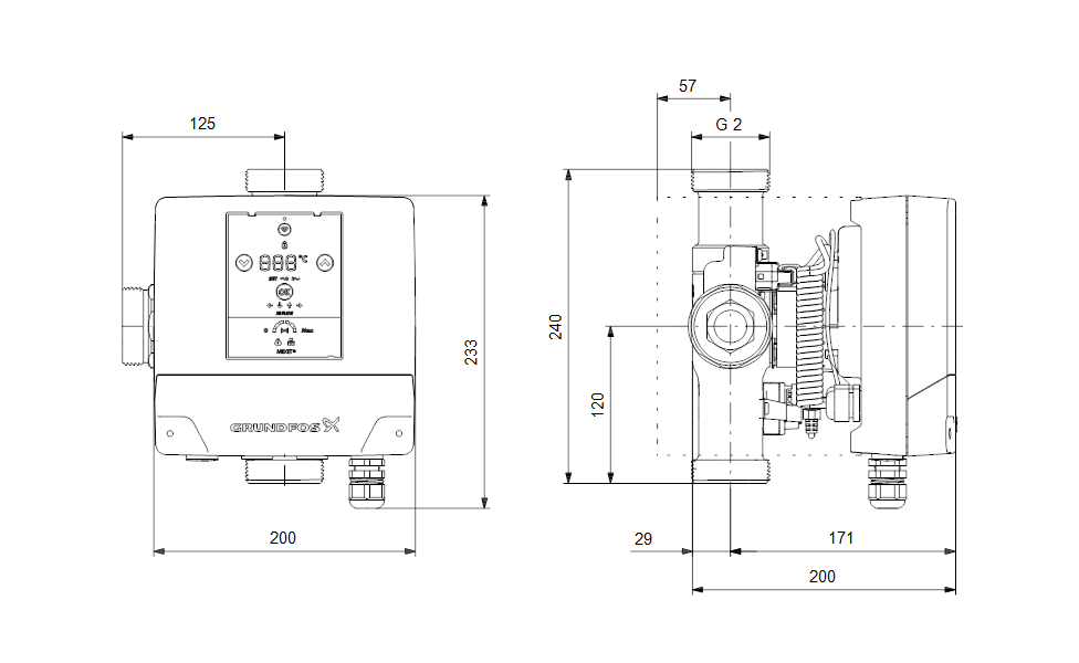 GRUNDFOS Mischkreislösungen MIXIT 32-16 L NRV- Art. 99508822