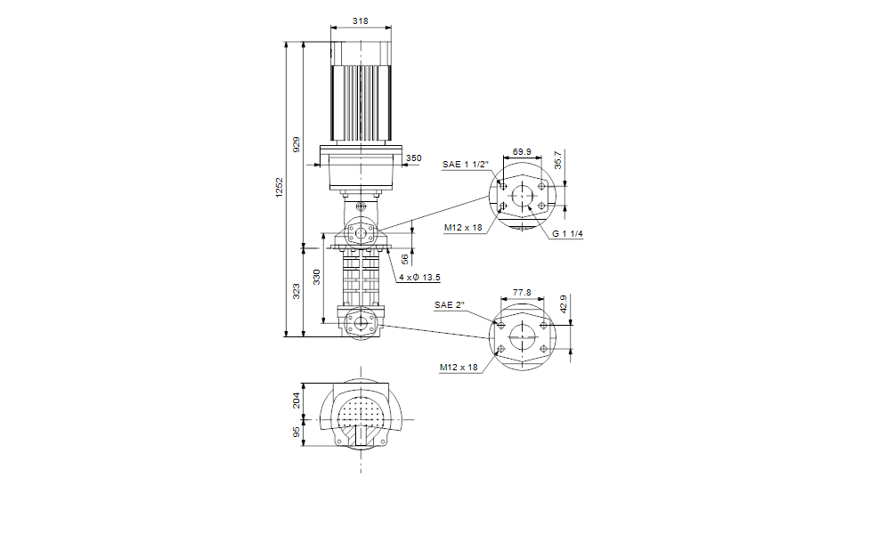 GRUNDFOS Eintauchpumpe MTS 80-50 R46 D8.6-D - Art. 98750902