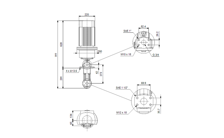 GRUNDFOS Eintauchpumpe MTS 40-30 R38 D8.6-D - Art. 99473237