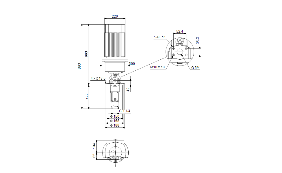 GRUNDFOS Eintauchpumpe MTS 20-80 R38 DQ-T - Art. 99473045