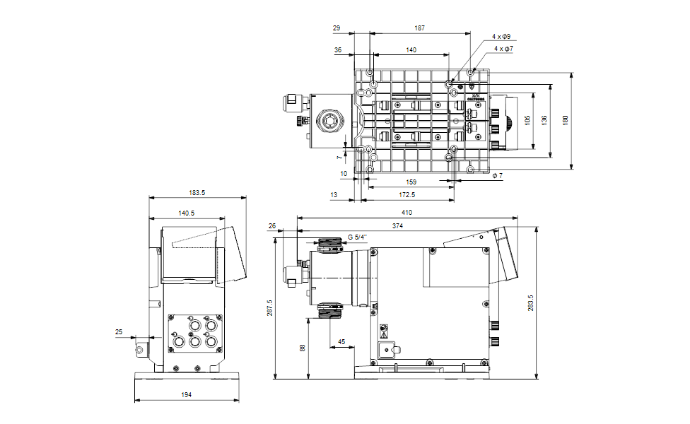 GRUNDFOS Digitale Dosierpumpe DDA 200-4 FCM-PVC/V/C-F-31U3U3FG - Art. 99159406