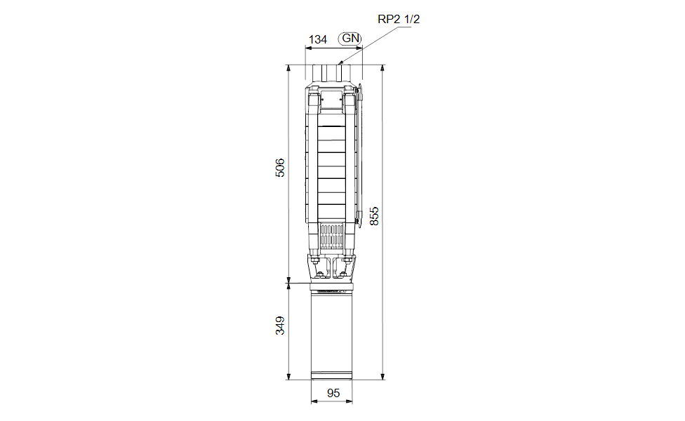 GRUNDFOS Unterwasserpumpen SP 18-4 - Art. 92868562