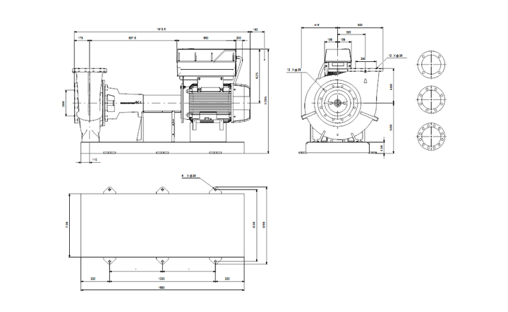GRUNDFOS Normpumpe NKGE 300-250-350/294 AIA1F2AVSBQQVTW3 Art.92946556