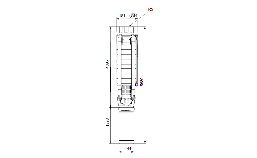 GRUNDFOS Unterwasserpumpen SP 30-39 - Art. 13A45339