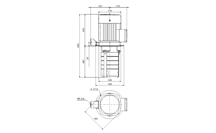 GRUNDFOS Eintauchpumpe MTH 8-7/3 A-W-A-AQQV - Art. 98891817