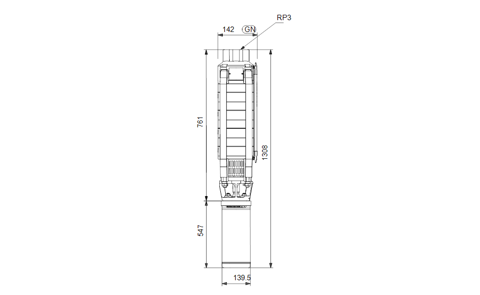 GRUNDFOS Unterwasserpumpen SPE 30-5 - Art. 99890583