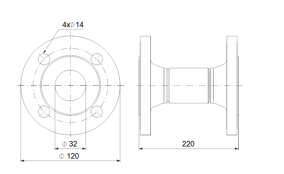 GRUNDFOS Acc.adapter DN32 PN6 220 Art. 98848068