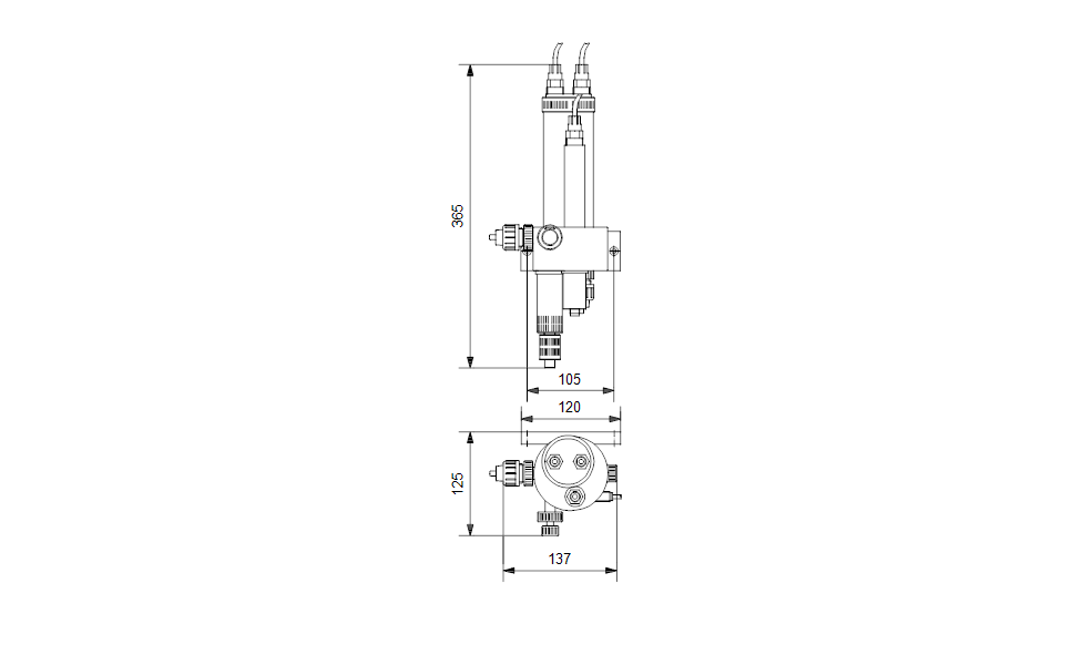 GRUNDFOS Desinfektionssysteme AQC-D12, P-AU-X-X, QS-T-X - Art.95737691