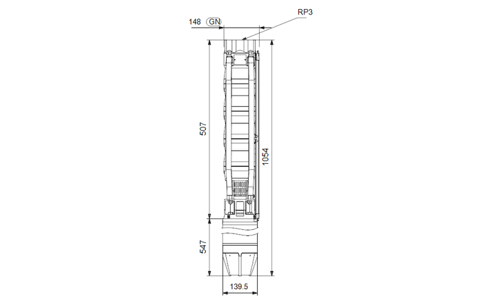 GRUNDFOS Unterwasserpumpen SPE 46-2 - Art. 99890593