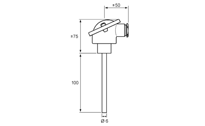 GRUNDFOS Elektrisches Zubehör Temperatursensor - Art. 96432592