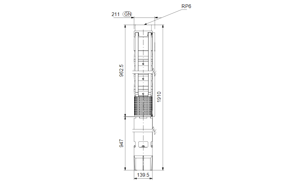 GRUNDFOS Unterwasserpumpen SPE 125-3 - Art. 99890650