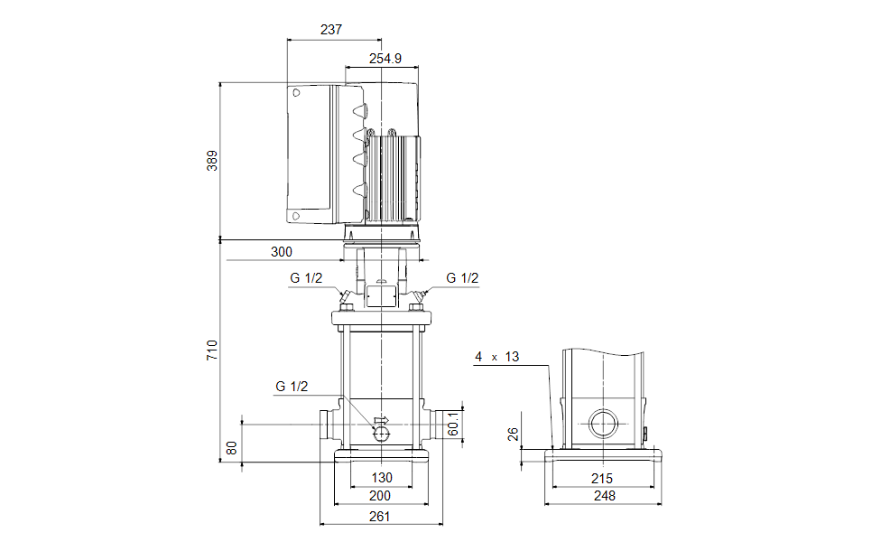 GRUNDFOS Kreiselpumpe CRNE 10-12 A-P-A-E-HQQE - Art. 99071820