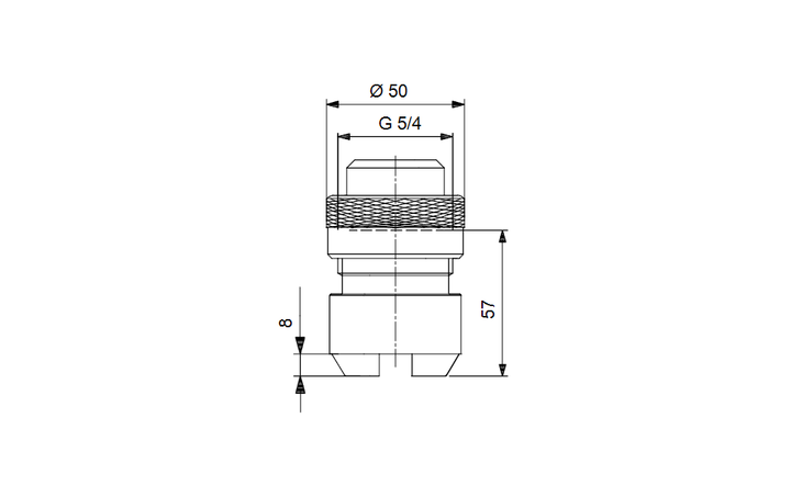 GRUNDFOS Zubehör Dosierpumpen Fußventil NL-G5/4 SS/T/SS A1 - Art. 99170593