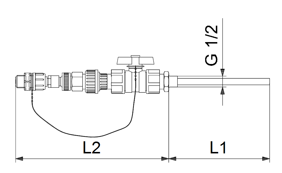 GRUNDFOS Zubehör Dosierpumpen Impfarmatur - Art. 95730972
