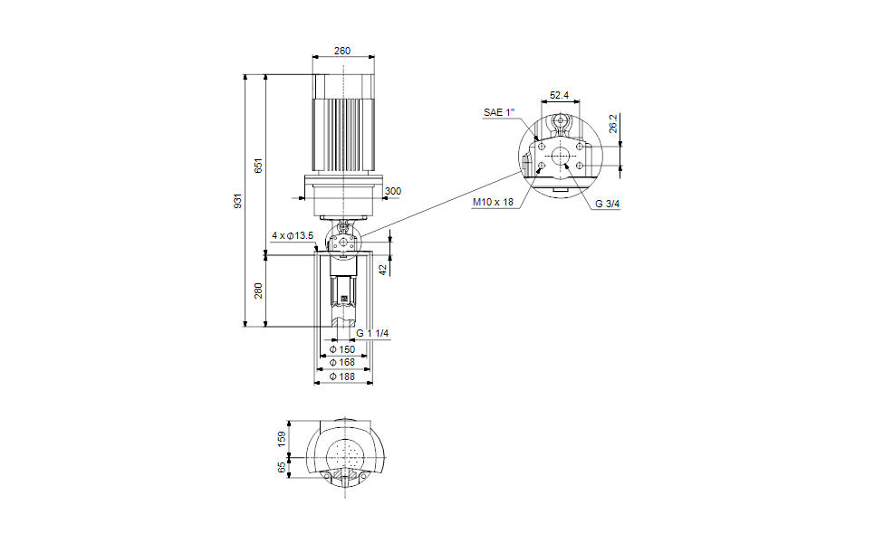GRUNDFOS Eintauchpumpe MTS 40-40 R46 DQ-T - Art. 99473153