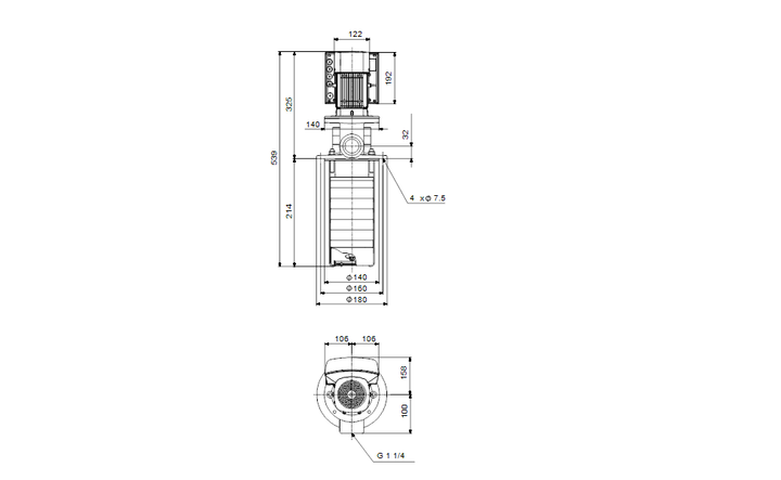 GRUNDFOS Eintauchpumpe MTRE 3-5/5 A-W-A-HUUV - Art. 98399951