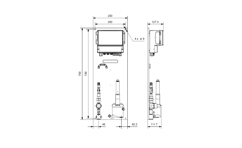 GRUNDFOS Lösungen zum Messen und Steuern DID-3 BF3-  - Art. 99083725