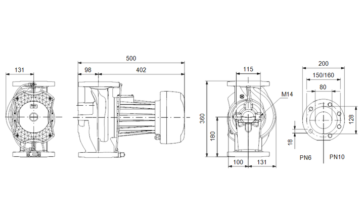 GRUNDFOS  Nassläufer-Umwälzpumpe UPE 80-120 FZ Art. 96988416