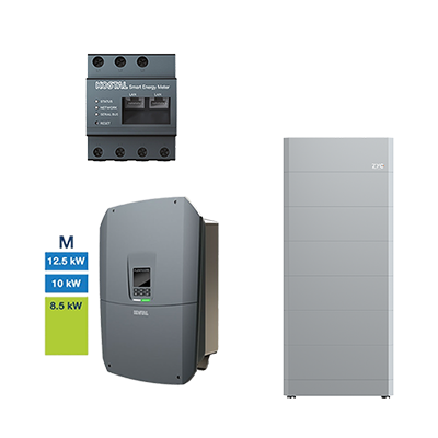 ZYC ENERGY + KOSTAL HV-System, 8,5-12,5 kW, 19,2 kWh nutzbar, 3-phasig, ZYC SIMPO HV 19.2 + PLENTICORE M G3