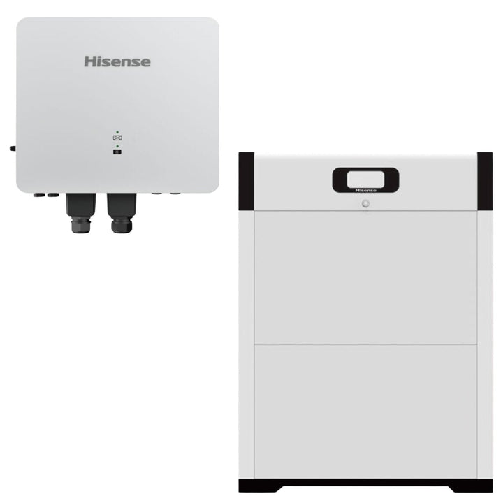 Hisense Hi-Mini – Photovoltaik-Komplettpaket (Wechselrichter + Speicher), Wechselrichter 6 kW, Speicher 10 kWh, Wechselstrom