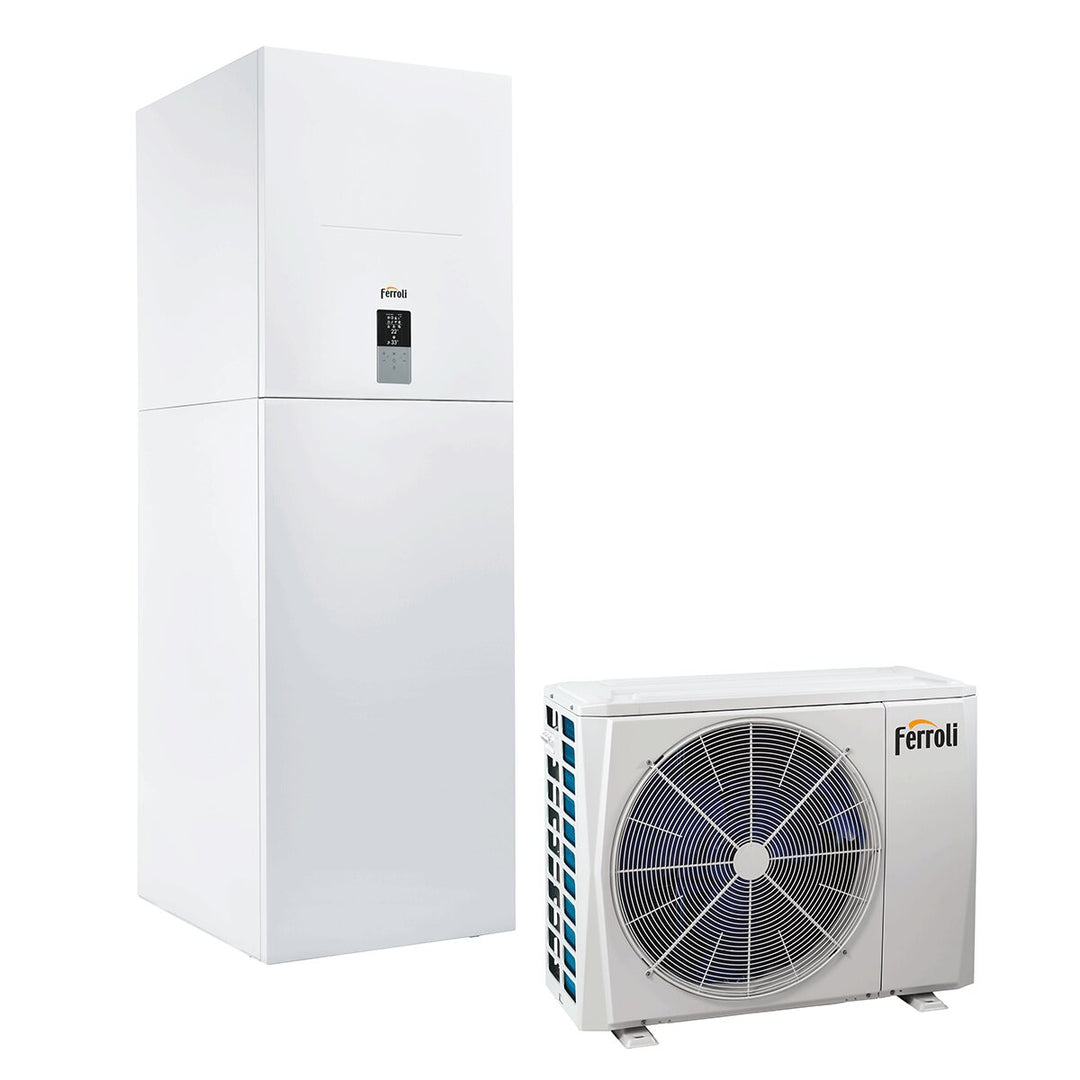 Ferroli Omnia ST 3.2 – Luft-Wasser-Wärmepumpe (Split), 8 kW, R32, A++, Wechselstrom, Speicher 190 L