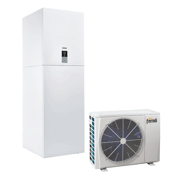 Ferroli Omnia ST 3.2 – Luft-Wasser-Wärmepumpe (Split), 16 kW, R32, A++, Wechselstrom, Speicher 240 L