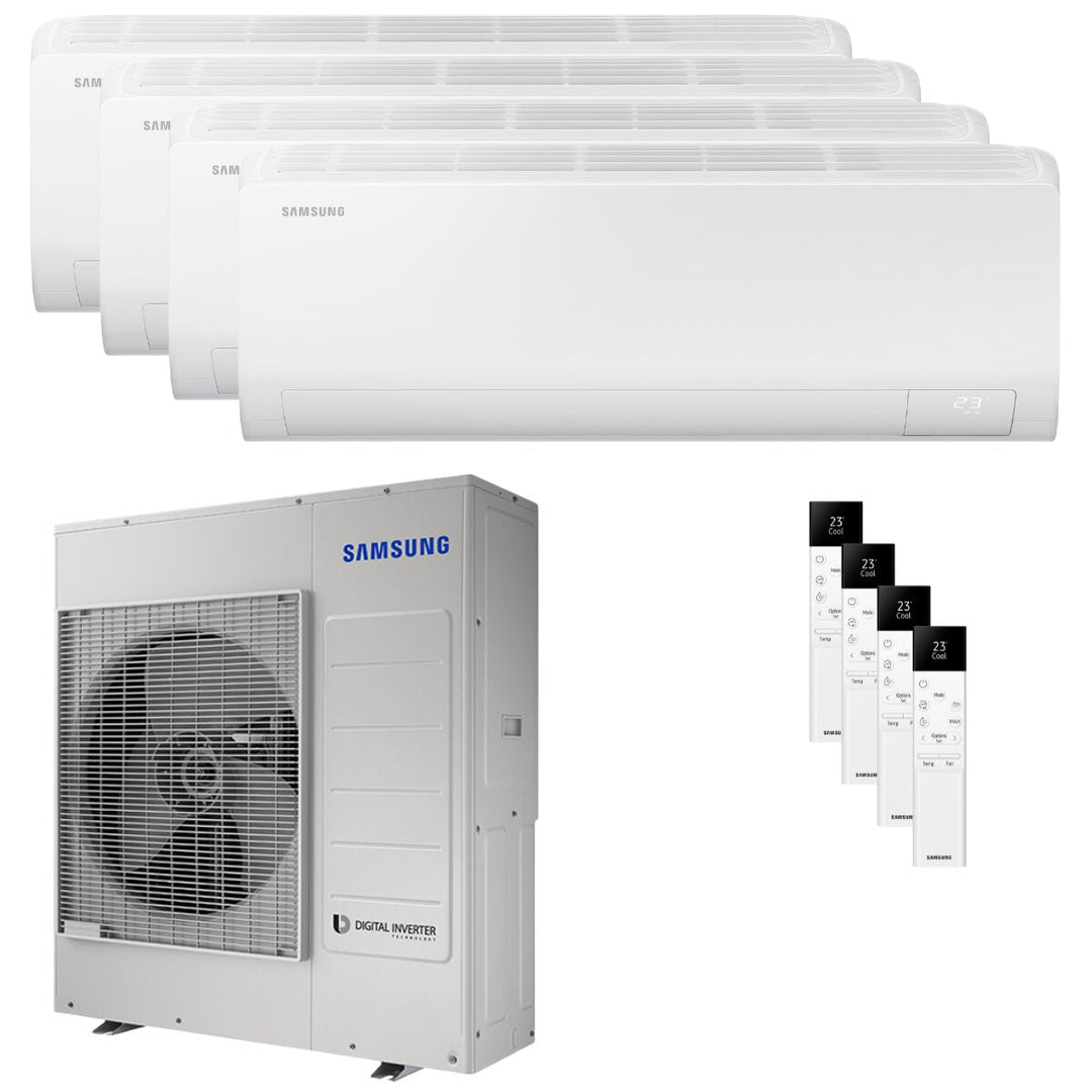 Samsung Cebu S2 12000+12000+12000+12000 BTU – Multisplit-Klimagerät (4 Innengeräte), 9,32/10,8 kW, R32, A++/A+, WLAN