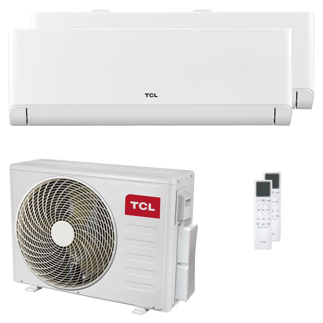 TCL BreezeIN P5 18000+18000 BTU – Multisplit-Klimagerät (2 Innengeräte), 7,9/7,9 kW, R32, A++/A+, WLAN