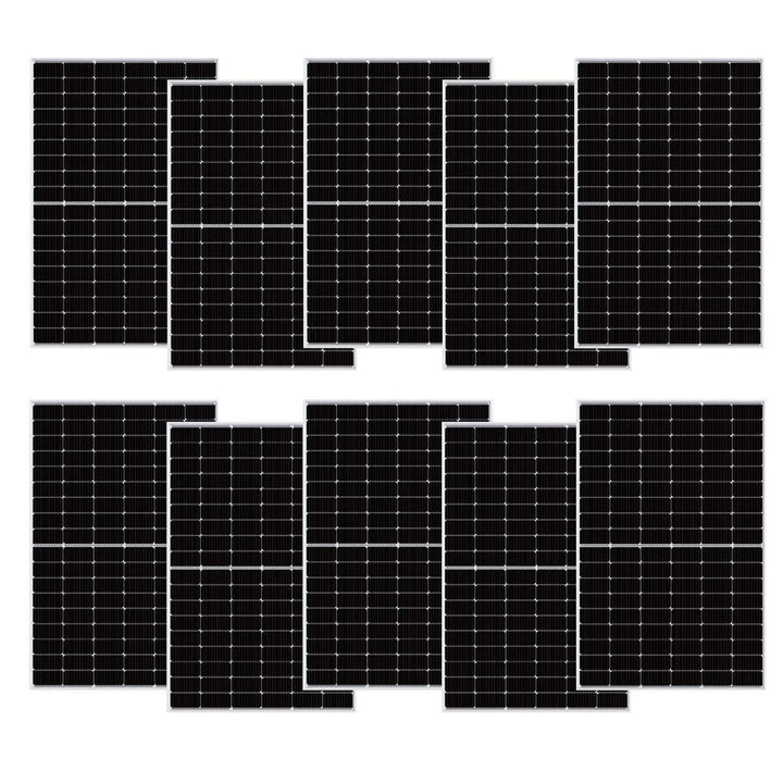 Sunpro Power SUN-550 Monokristallin 550 W - Kit 10 pannelli 5,1 kW – Photovoltaik-Modul-Set, 10 Module, 5,1 kW gesamt