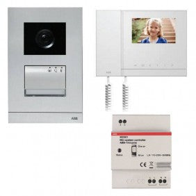 ABB WLK612B Video-Türsprechanlage für Einfamilienhaus mit Handapparat