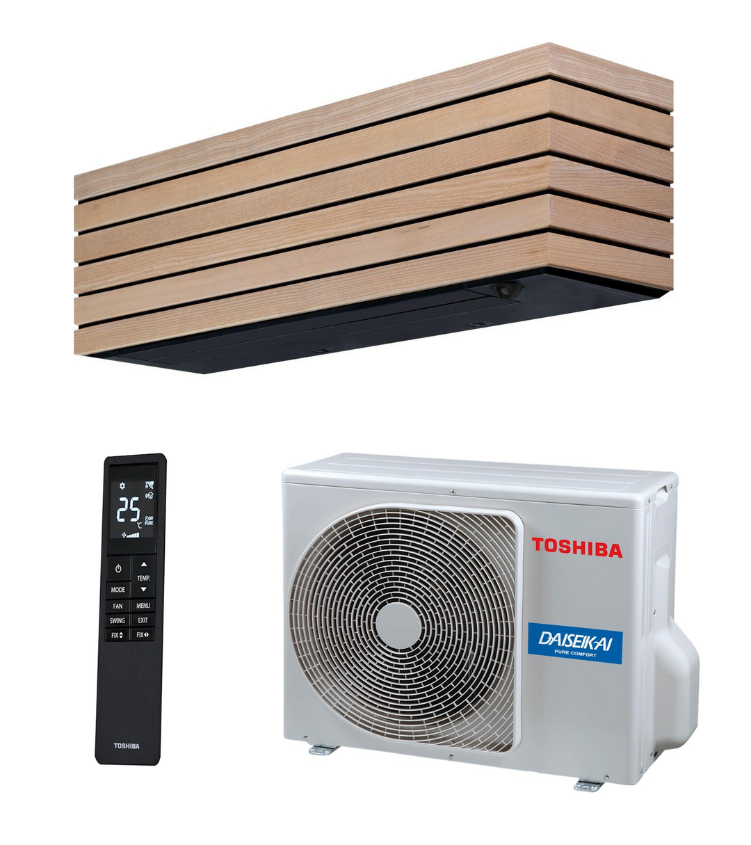 Toshiba RAS-B13S4KVDG-E / 3,5 kW – AC Mono Daiseikai Holz
