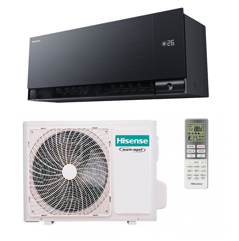 Hisense QK35WM0B – AC Monosplit Mural Air Master Schwarz