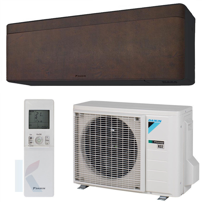 Solarics Daikin FTXA50DL – AC Monosplit Stilvolles braunes Leder