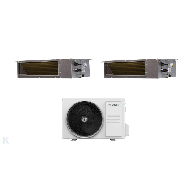 Solarics Bosch Conduta Climate 5000i - 12000 + 18000 - Ext. M 79/3 – AC Multisplit Set (2x1)