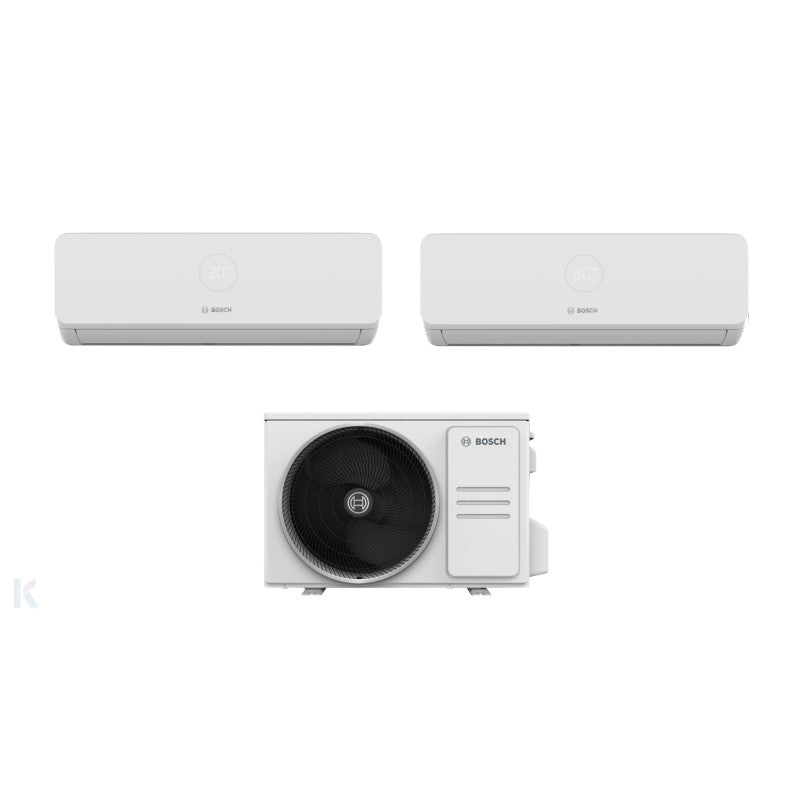 Solarics Bosch Mural Climate 3200i - 18000 + 18000 - Ext. M 79/3 – AC Multisplit Set (2x1)