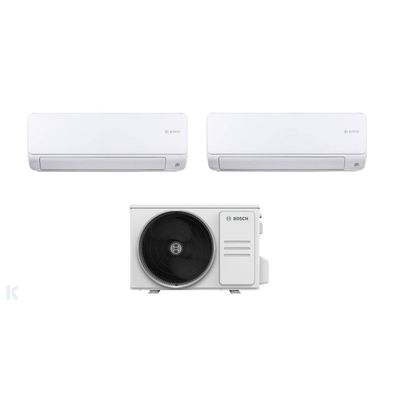 Solarics Bosch Mural Climate 6000i - 9000 + 18000 - Ext. M 53/2 – AC Multisplit Set (2x1)