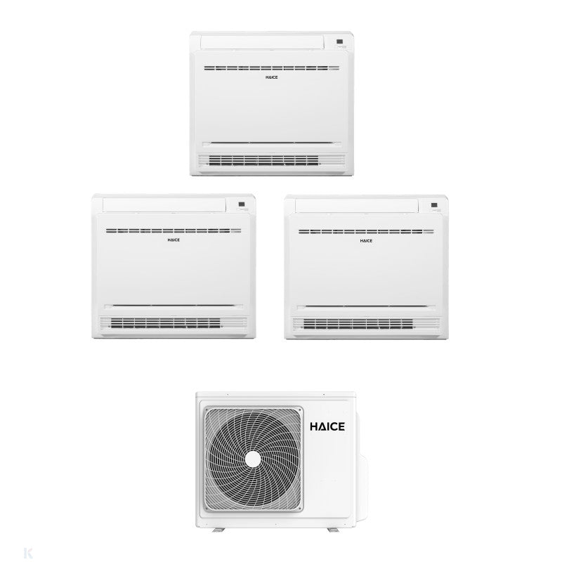 Solarics Haice Double Flow Console - 12000 + 12000 + 12000 - Ext. Hcdo-04MT30DC4 – AC Multisplit Set (3x1)