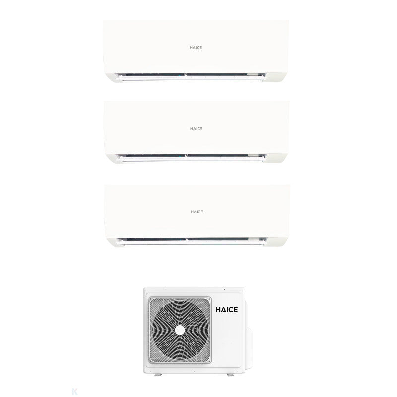 Solarics Haice Mural Max DC5 - 9000 + 12000 + 12000 - Ext. Hcdo-03MT24DC4 – AC Multisplit Set (3x1)