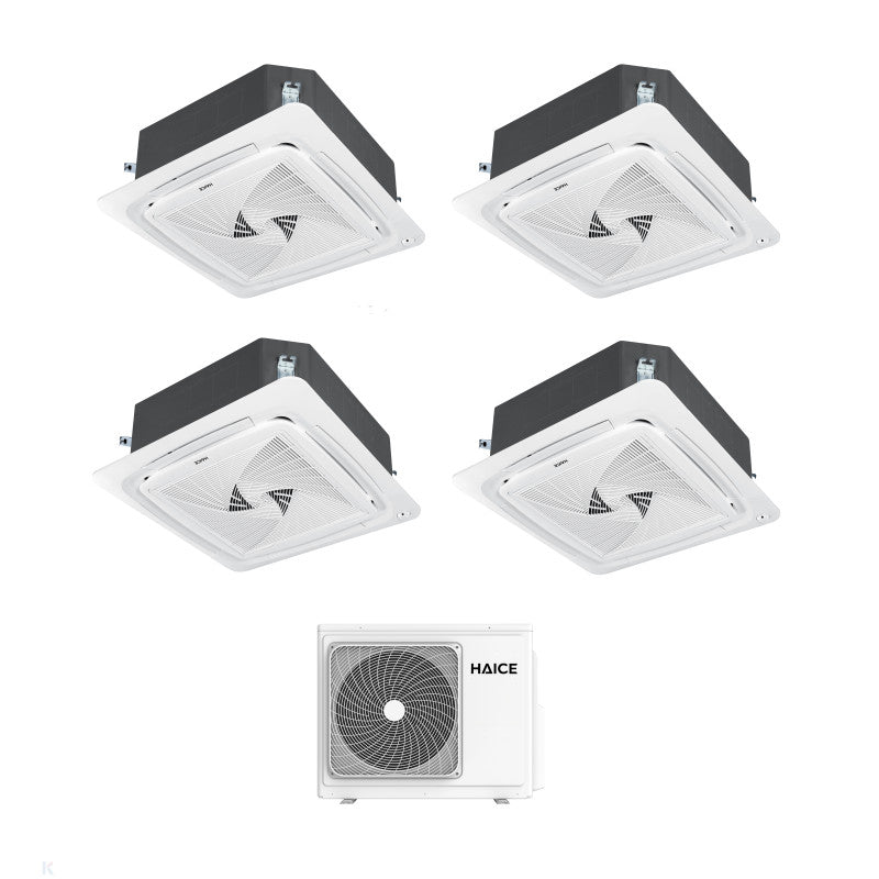 Solarics Haice All Flow Cassette DC4 - 9000 + 9000 + 9000 + 12000 - Ext. Hcdo-04MT30DC4 – AC Multisplit Set (4x1)