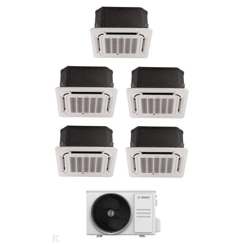 Solarics Bosch Climate 5000i Kassette - 9000 + 9000 + 9000 + 9000 + 9000 - ext. M 125/5 – AC-Multisplit-Set (5x1)